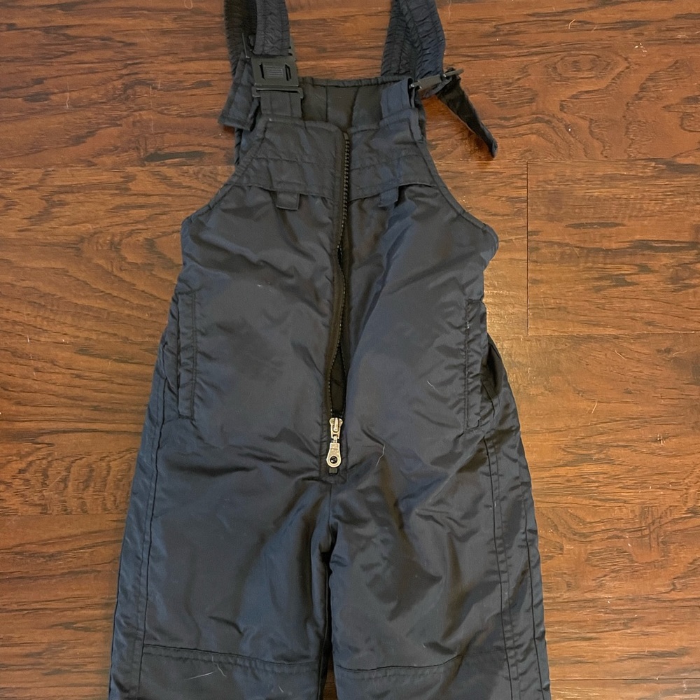 Boys 3t black ski bib